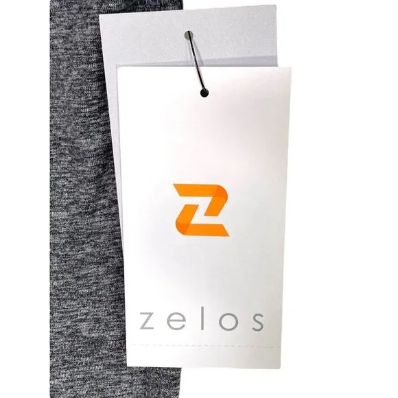 NWT Zelos‎ Gray Athletic Leggings Jogging Low Impact Yoga  Women's Size Small - Image 3