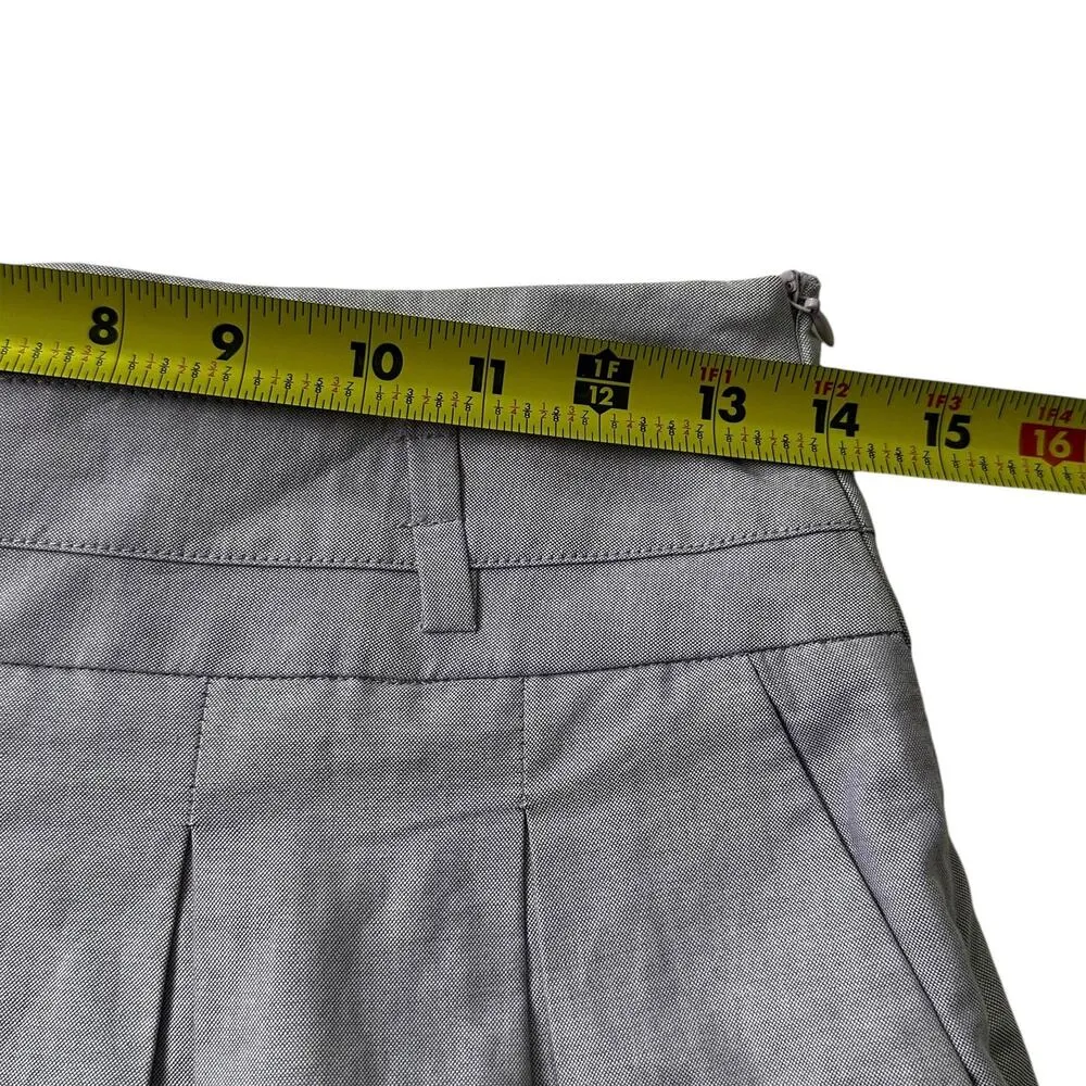 Zara Purple Pleated A-Line Mid Rise Skirt Women Size Small | 71-30 - Image 4