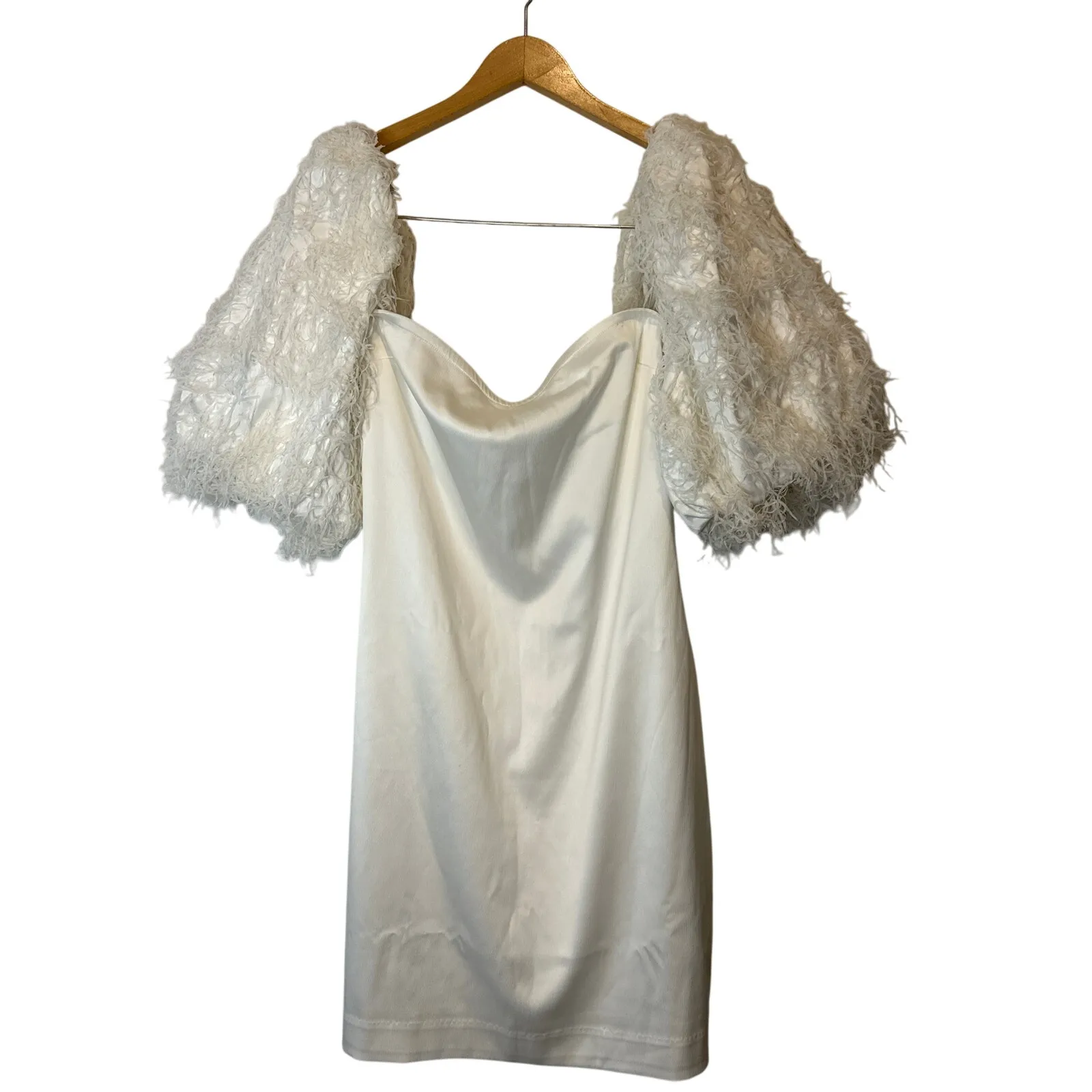 BHLDN Nellie Ivory Dress XL Removable Sleeves Bridal Shower Rehearsal Dinner - Image 5