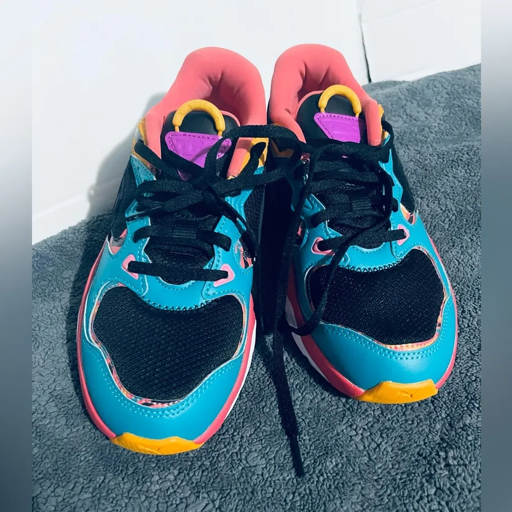 Women's PUMA TRC Mira Lava Sneakers Casual Lace-Up Sneakers 388410-01 Multicolor - Image 8