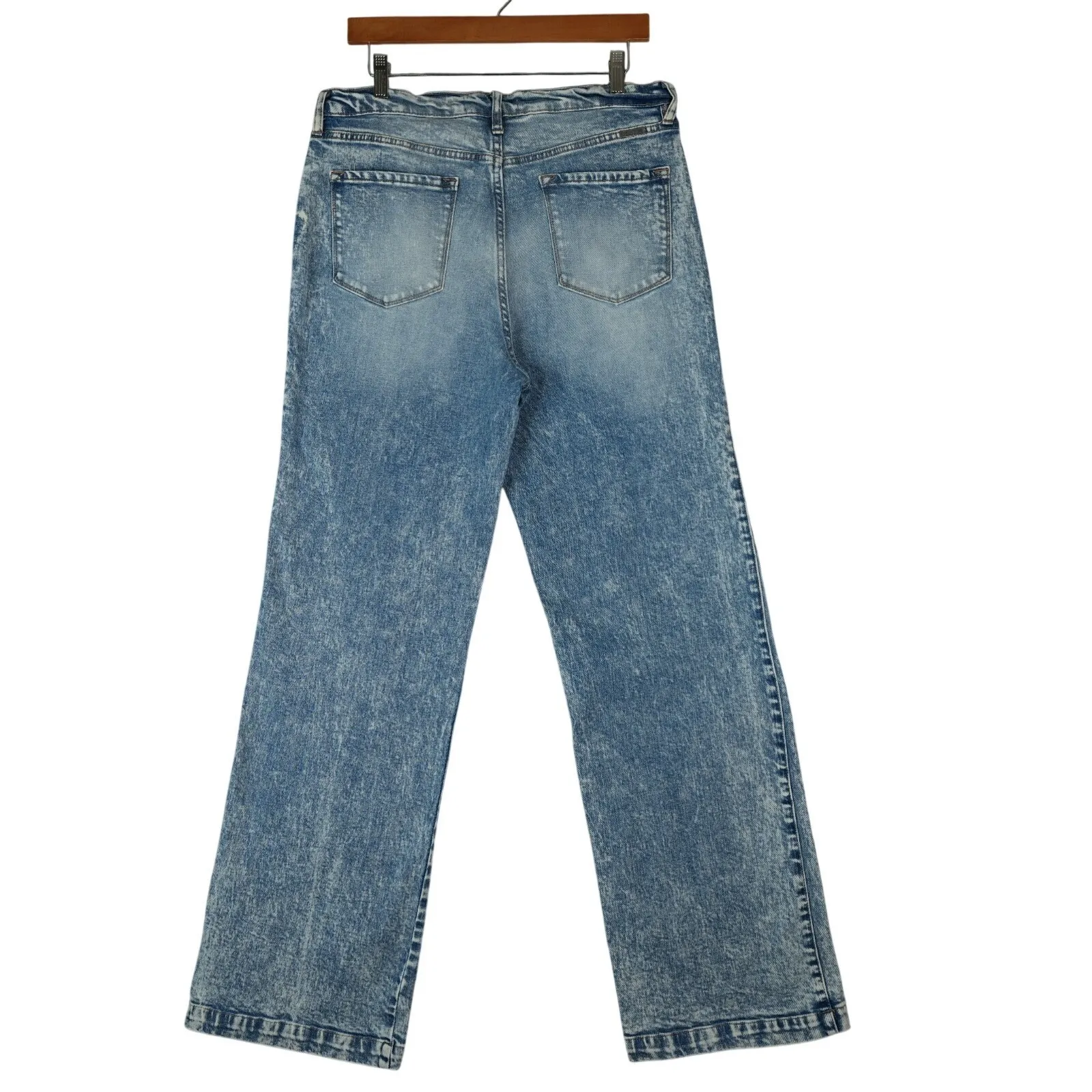 KanCan Jeans Womens 13/30 Ultra High Rise 90's Flare Wide Leg Acid Wash KC7889M Blue Size undefined - Image 2