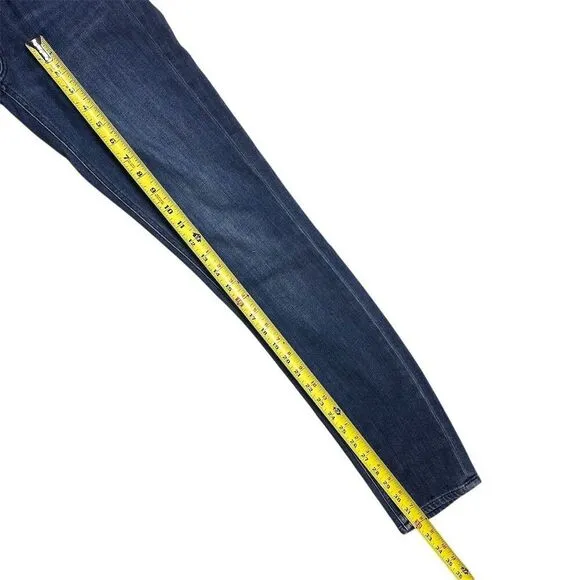 Madewell Women's Skinny Skinny Jeans Size 28‎ x 32 Blue Dark Wash Low Rise - Image 8