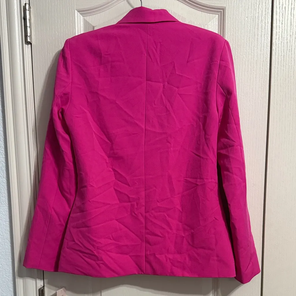 💖 NWT Nanette Lepore Single Button Blazer in Precious Pink - Image 3