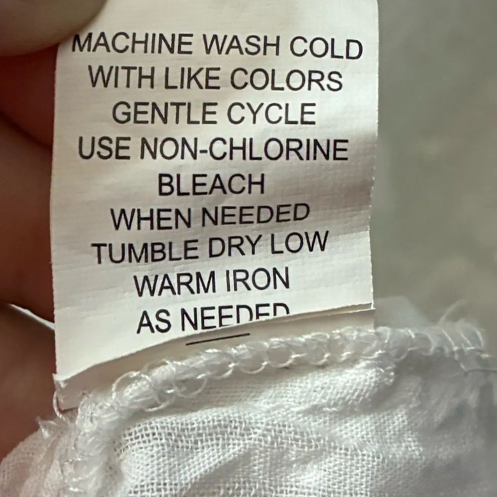 Blue Island White Ruffled Mini Sundress M - Image 13