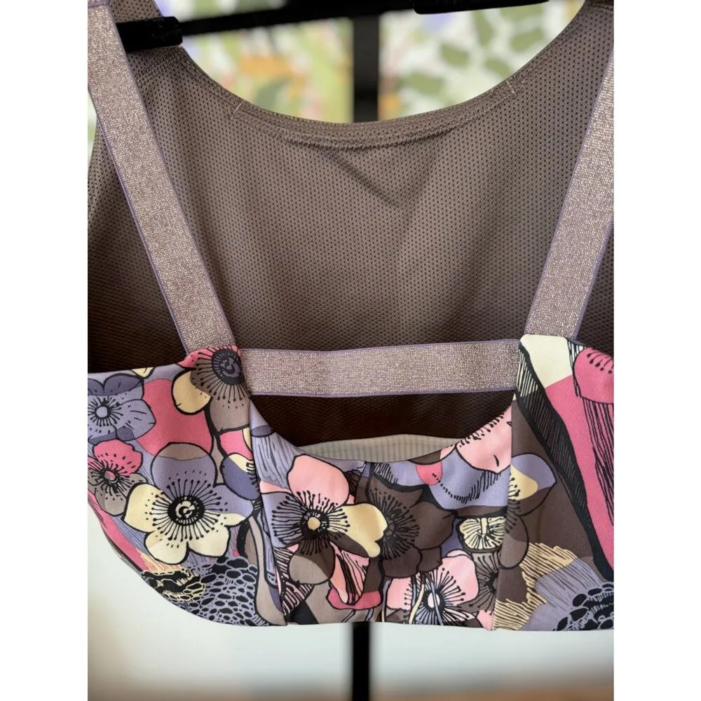 Nike Women's Dri-FIT Swoosh Femme Medium-Support Padded Printed Sports Bra Large - Image 3