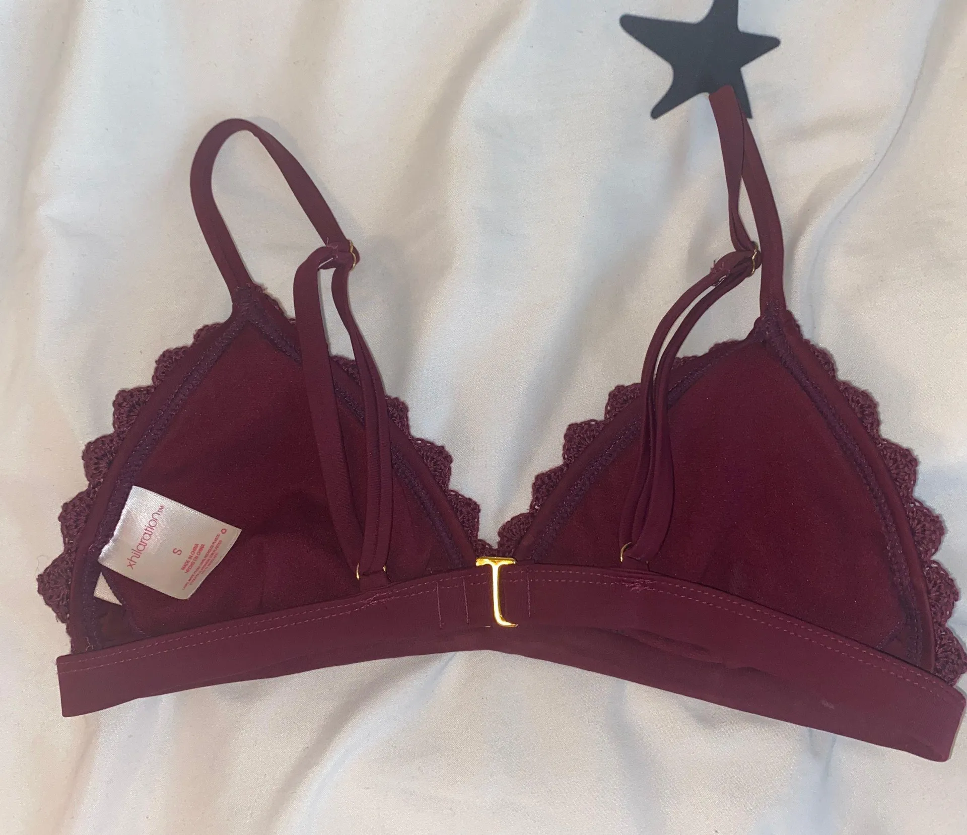 Crochet Bikini Top Purple - Image 3