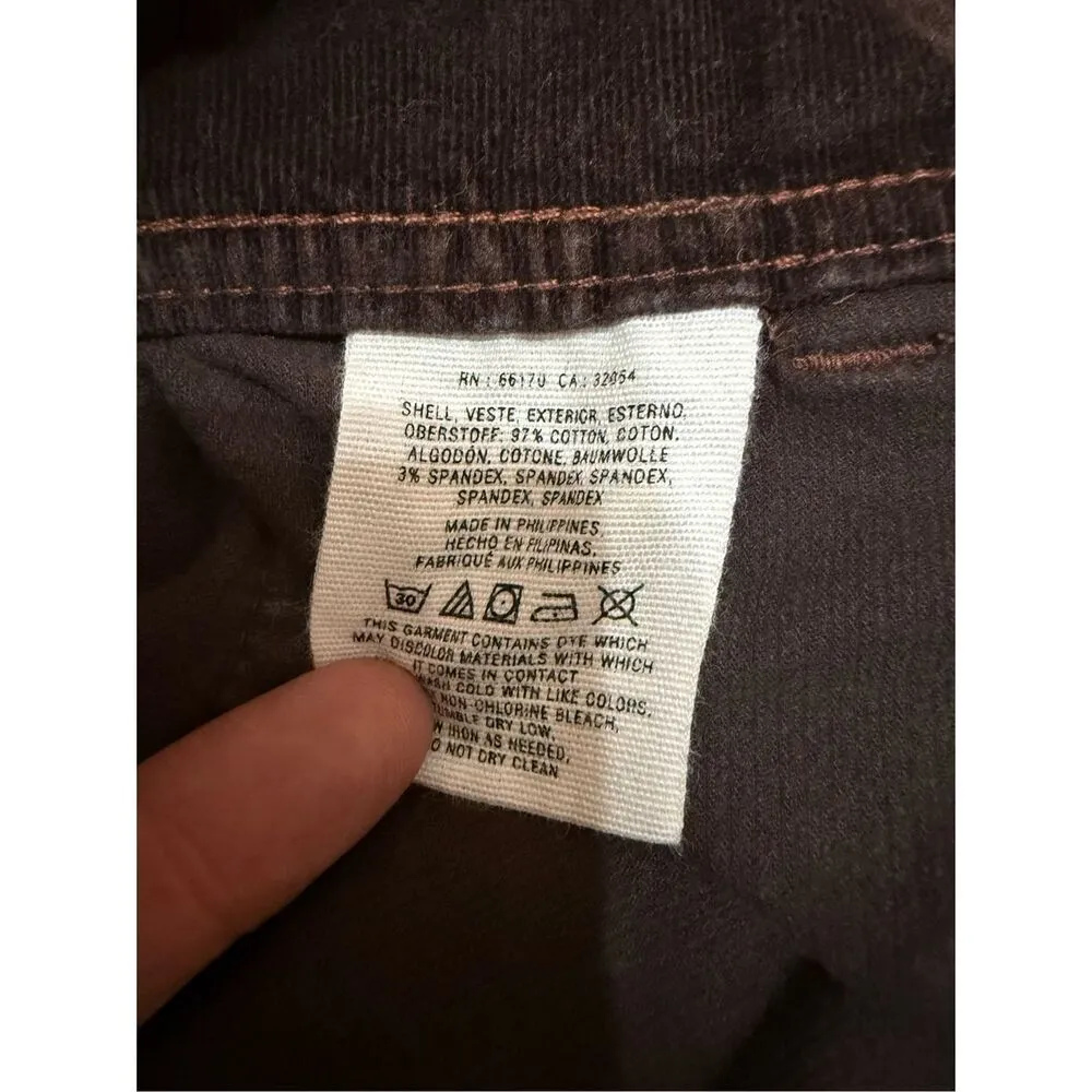 Pilcro & The Letterpress Anthropologie The Serif Corduroy Legging Pants Brown Sz - Image 11