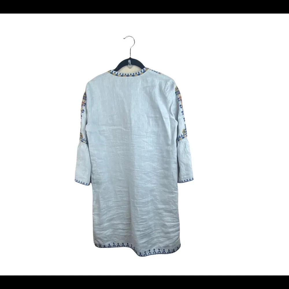 Johnny Was Embroidered Linen Dress - Image 3