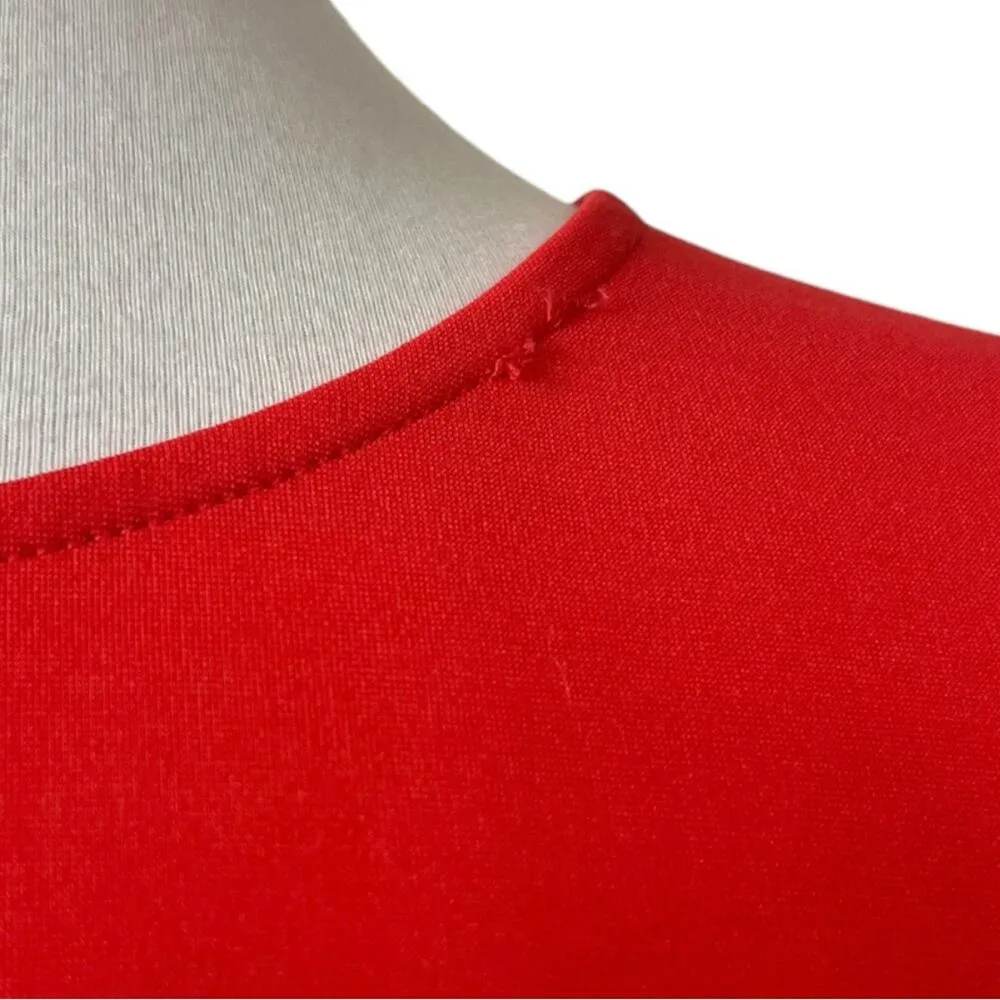 Grace Karin New Sheath Dress Dolman Sleeves Jersey Knit Coral Women’s Size Large - Image 11