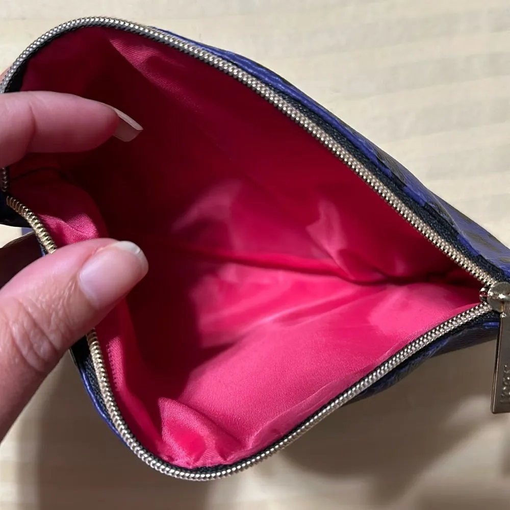 IPSY travel or cosmetic bag, tassle zipper pull NWOT Purple - Image 3