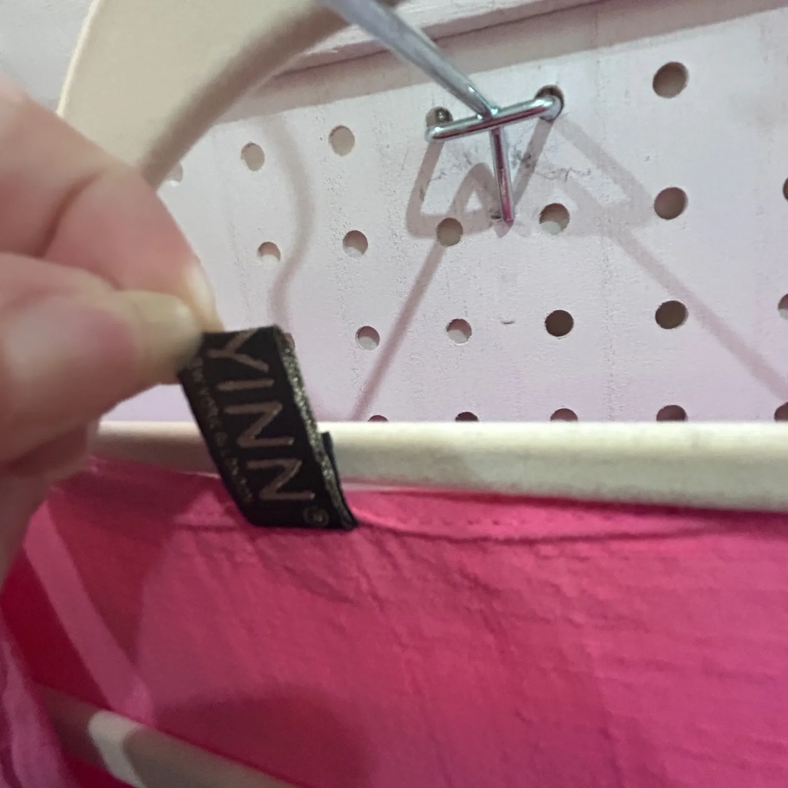 VIVIN Pink Tiered Ruffle Sleeve V Neck Casual Mini Dress Women's Size M Size M - Image 6