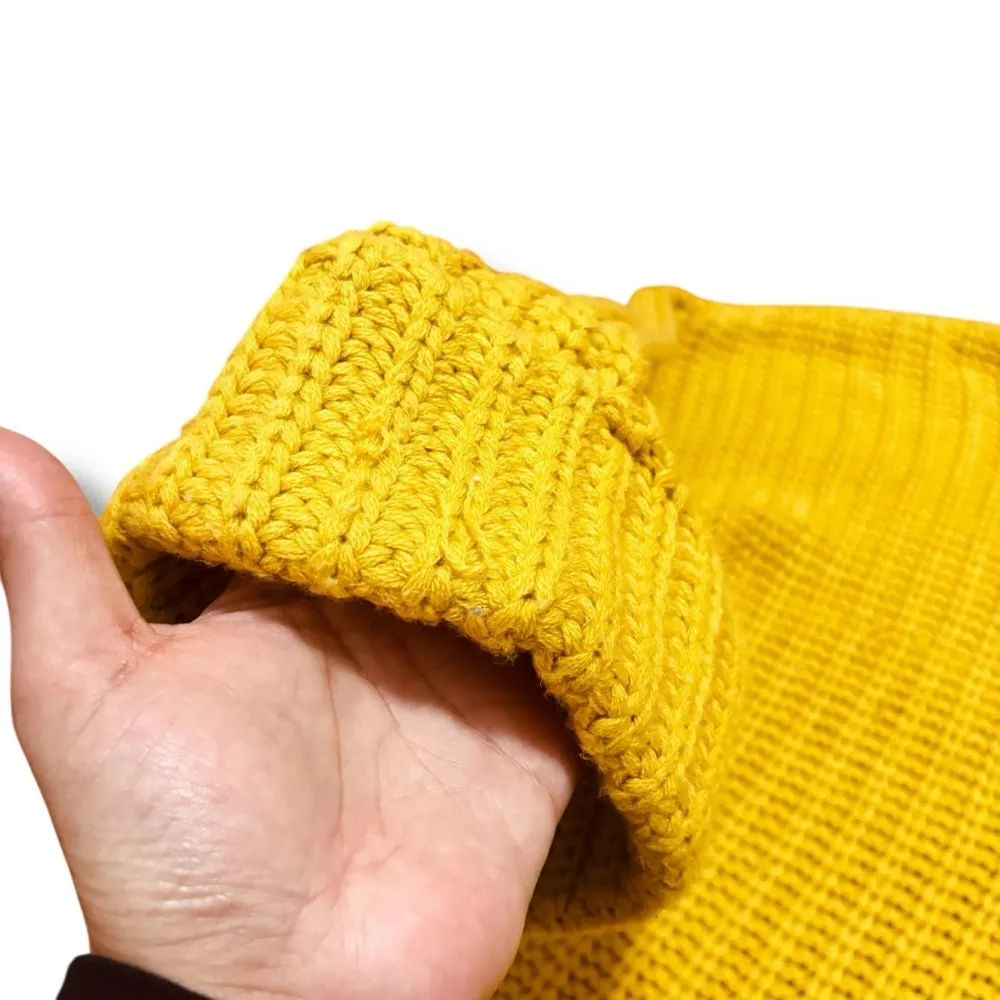 525 America x Revolve Wide Sleeve Turtleneck Sweater – Cosmic Green – Size Small - Image 3