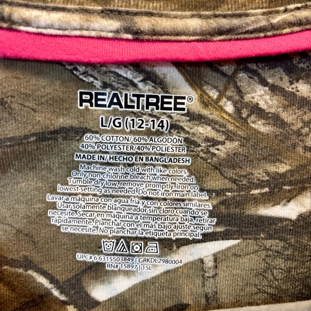 Realtree Camouflage Graphic Short Sleeve T-Shirt - Image 3