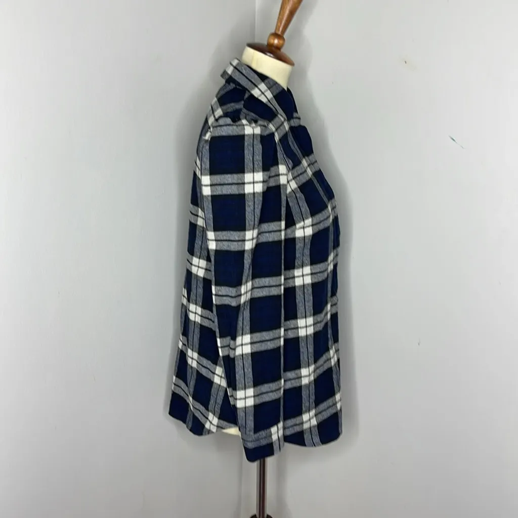 Tuckernuck Blue Plaid Flannel Button-front Shirt‎ - Image 4