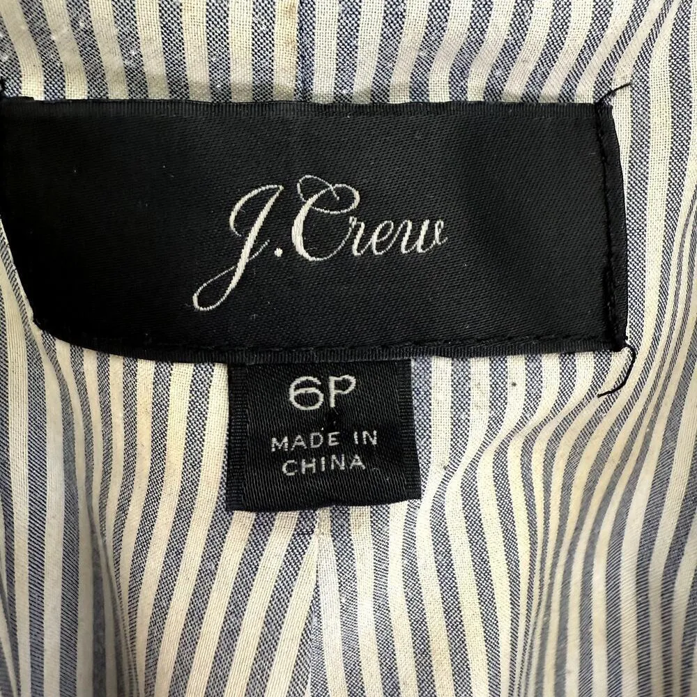J.Crew Navy Parker Blazer in Wool Flannel One - Image 3