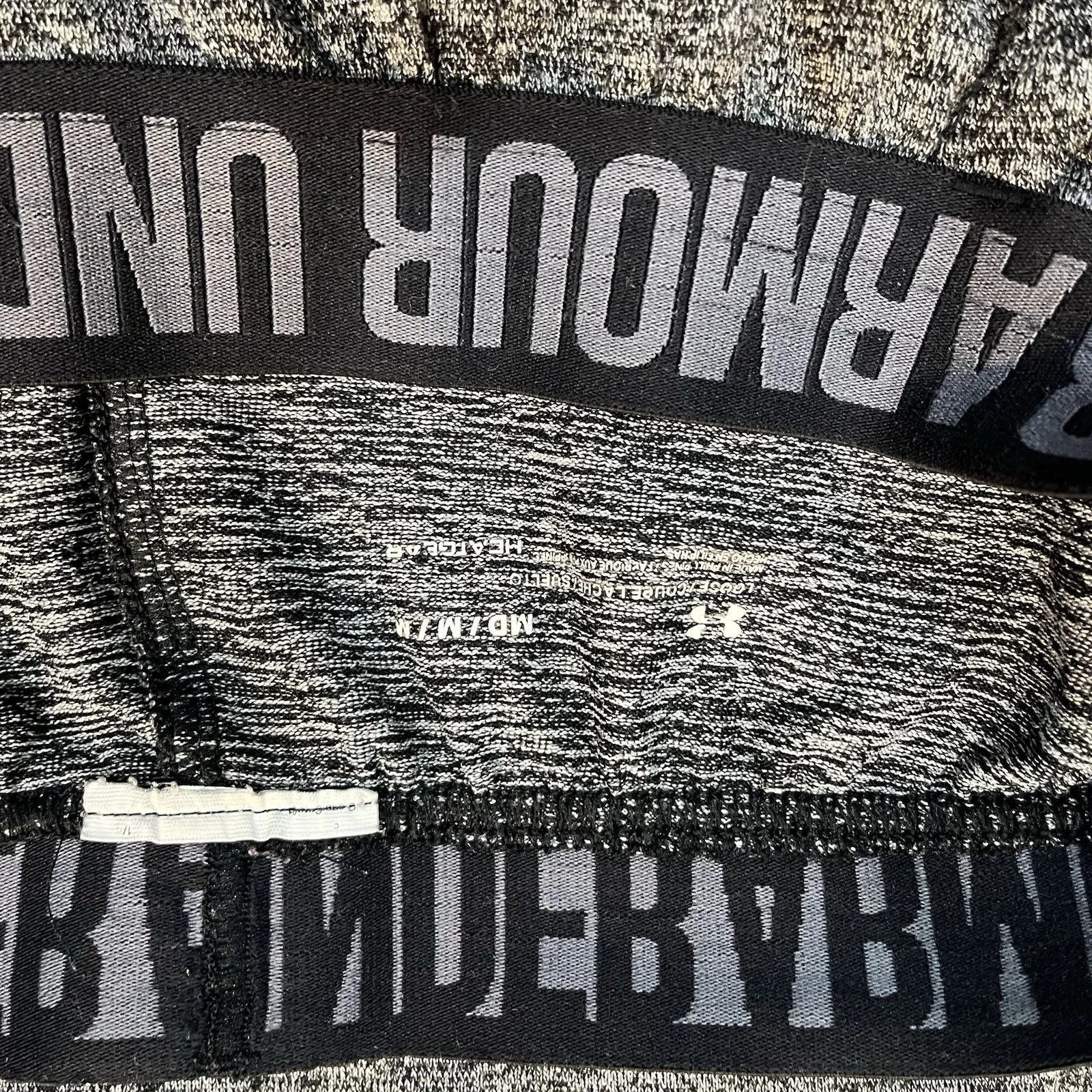 Under Armour Heatgear Women’s Logo Band Pants Joggers Tapered Size Medium - Image 6