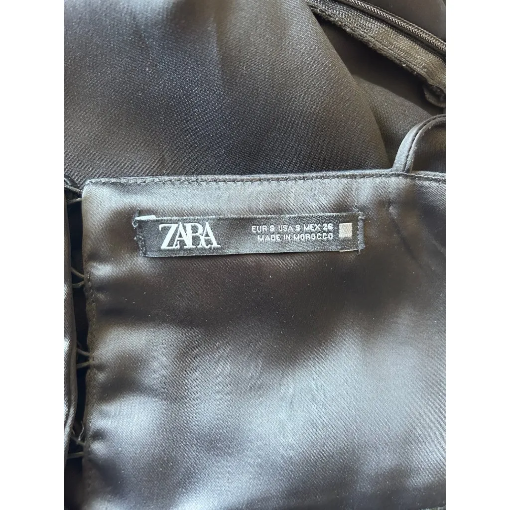 Zara Black Cutout Mini Dress - Image 5