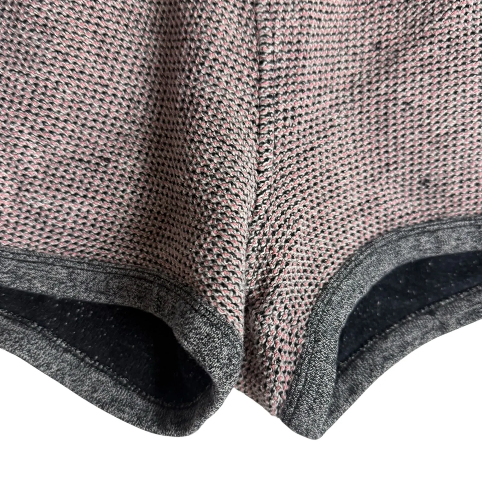 T Alexander Wang Gray Textured Knit Micro Mini Lounge Running Shorts Medium - Image 4