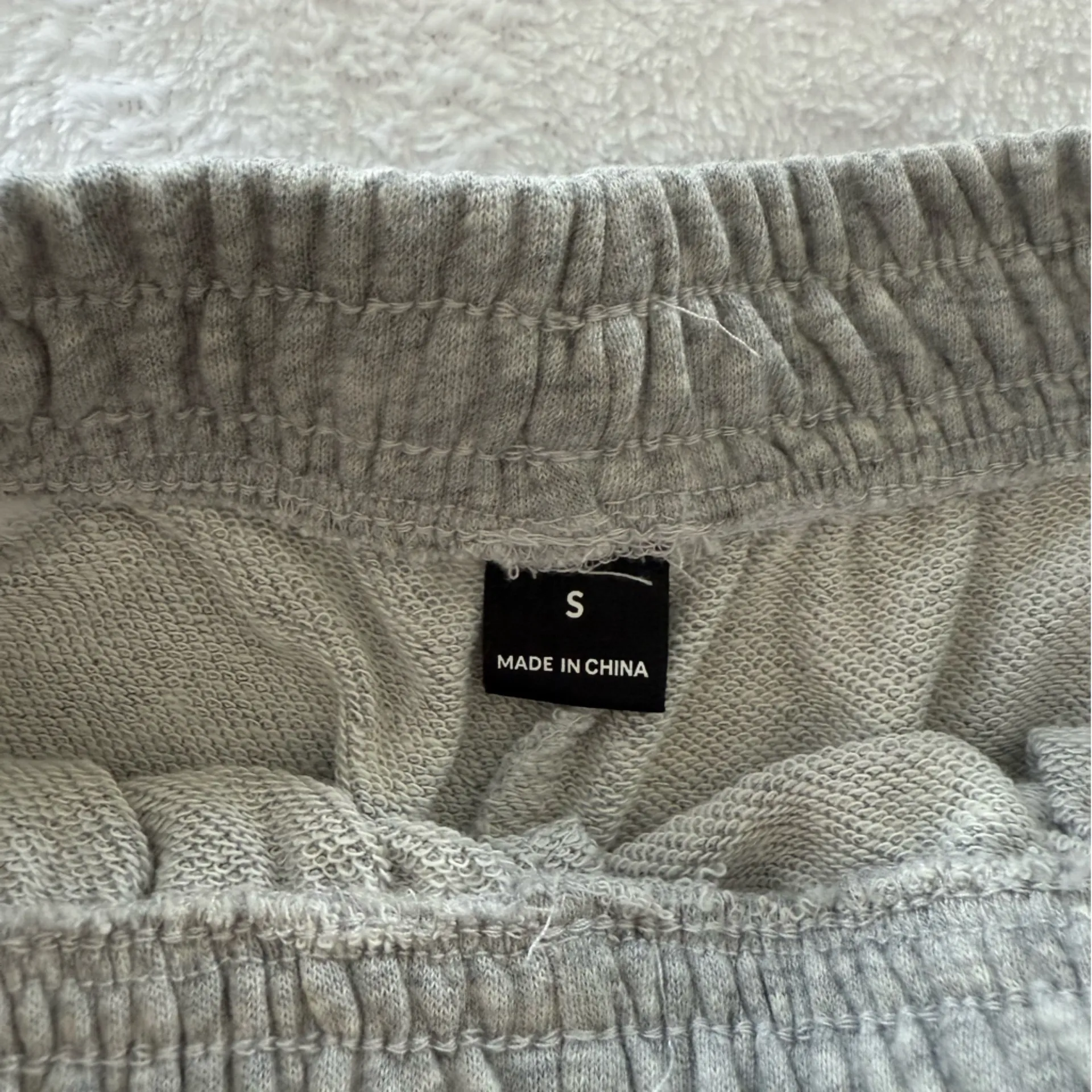 Women’s night waist Gray Drawstring Shorts size small - Image 4