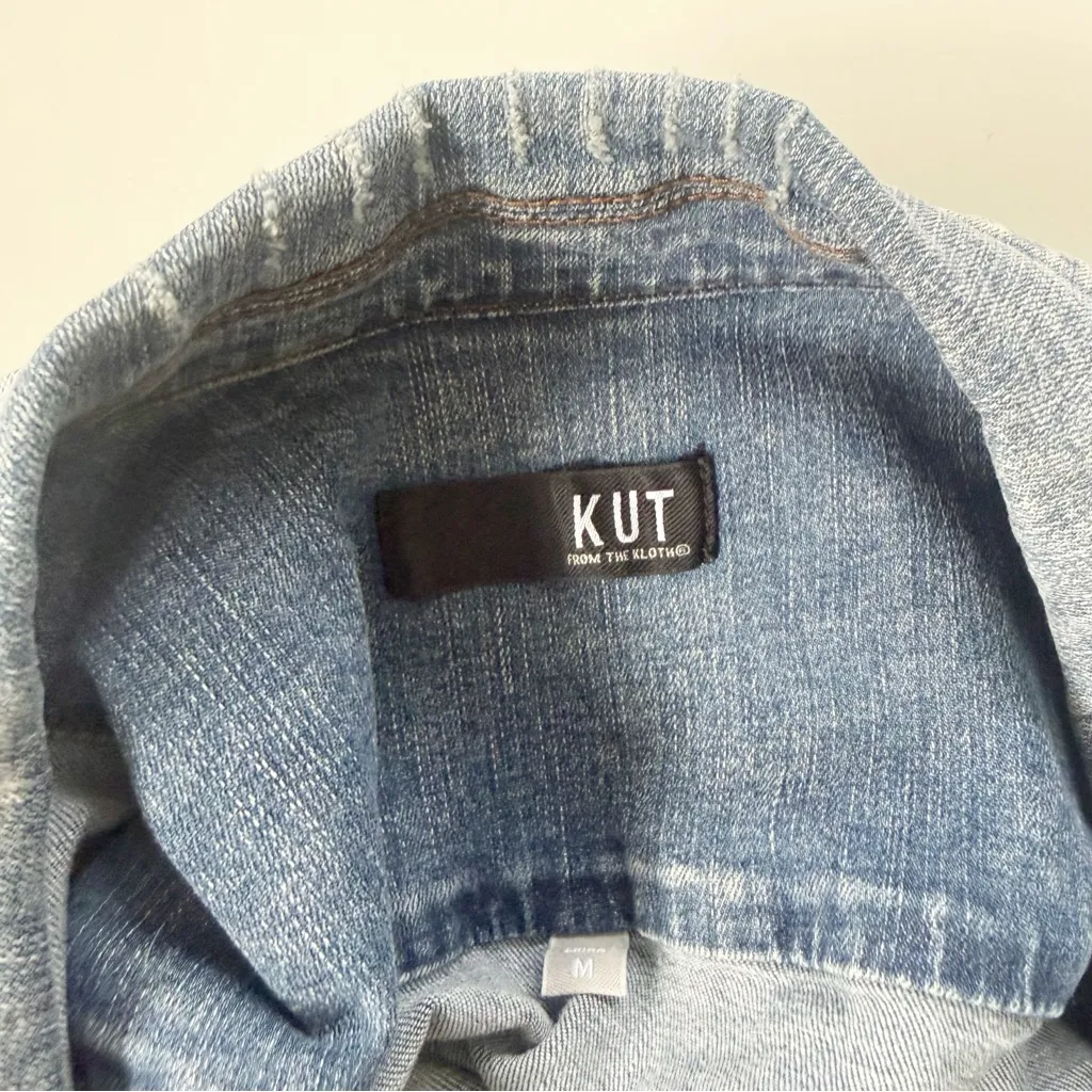 Kut from the Kloth Kara Jean Jacket size Medium - Image 6