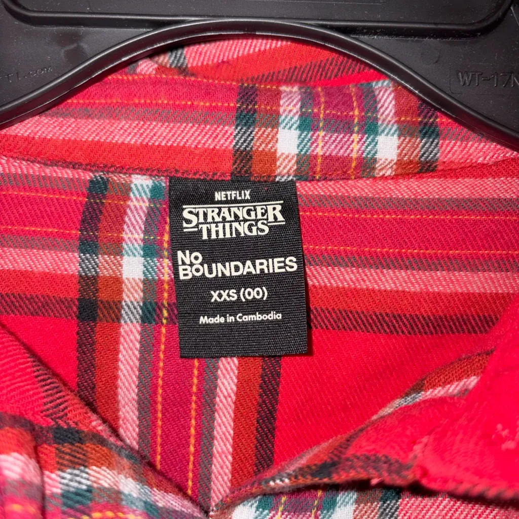 Netflix Red Plaid Shirt - Image 2
