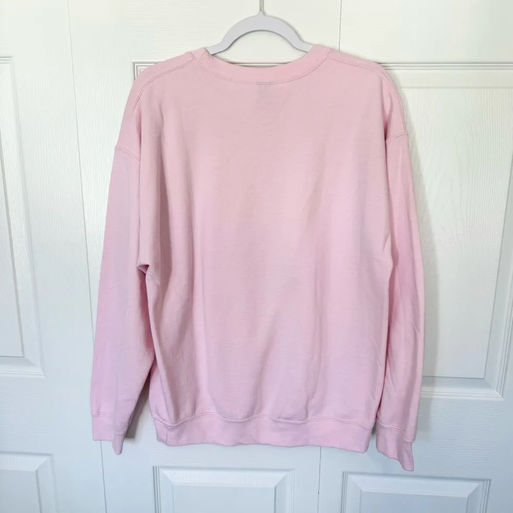 Pink crewneck sweatshirt ELLE WOODS 2020 LARGE - Image 4