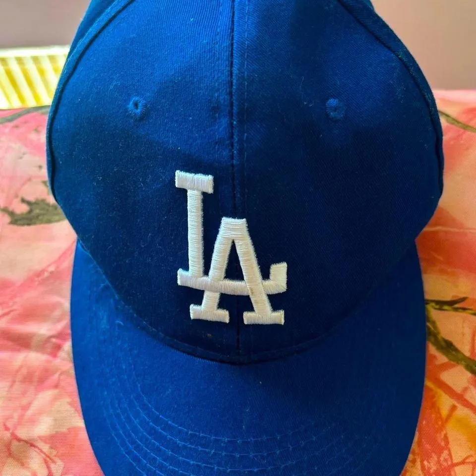 los angeles dodgers mlb baseball cap royal blue - Image 6