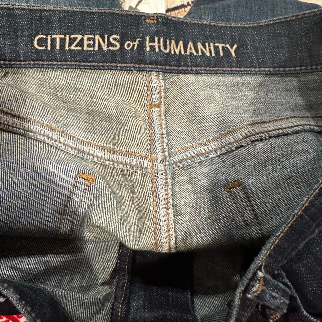 Citizens Of Humanity Denim Jeans Dani Cropped Stretch Blue Size 30 - Image 6