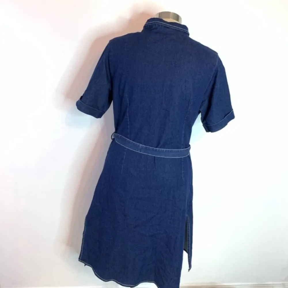 Colleen Eitzen South Africa Denim belted dress Size undefined - Image 4