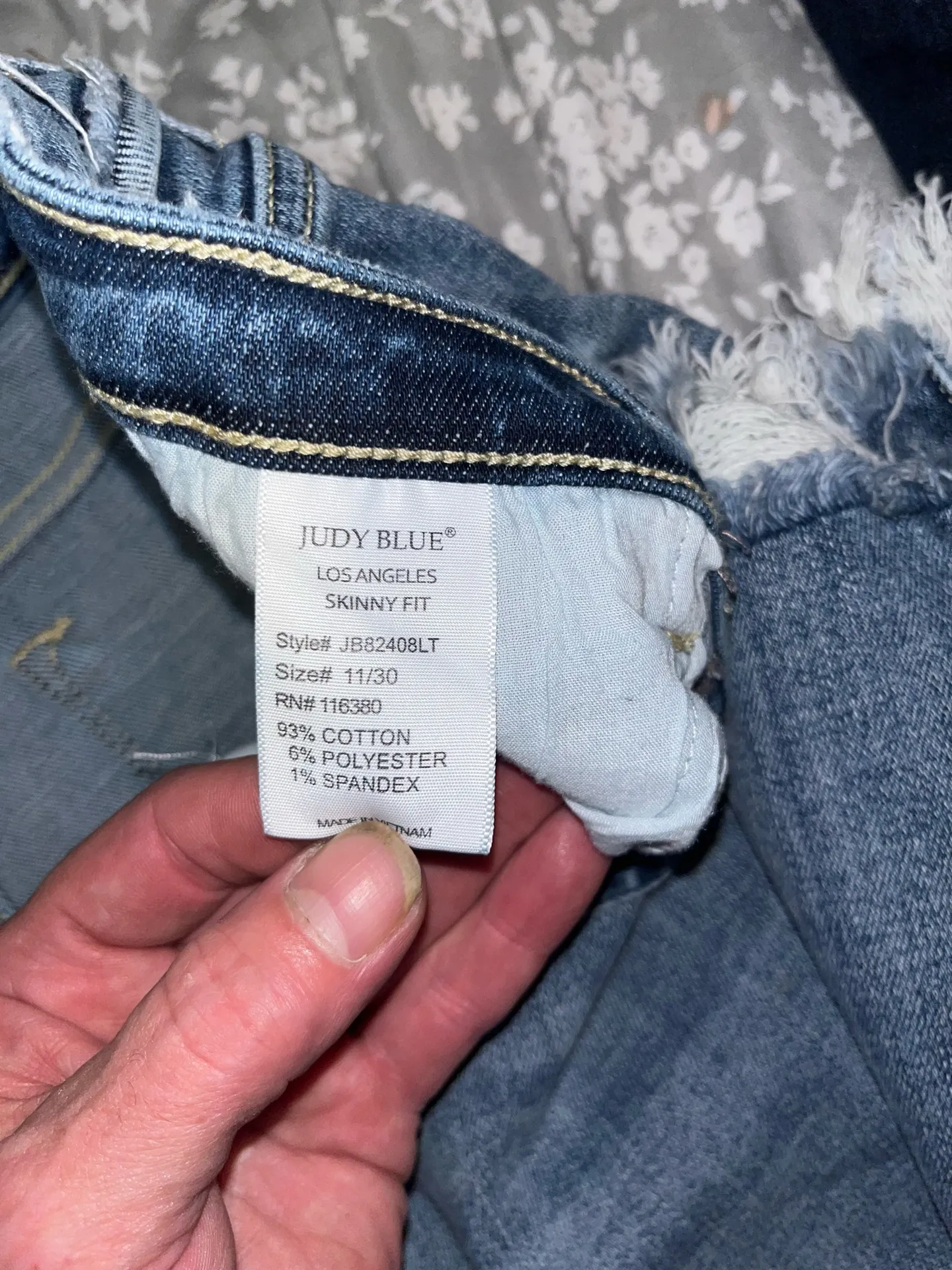 Judy blue jeans size 11 - Image 4