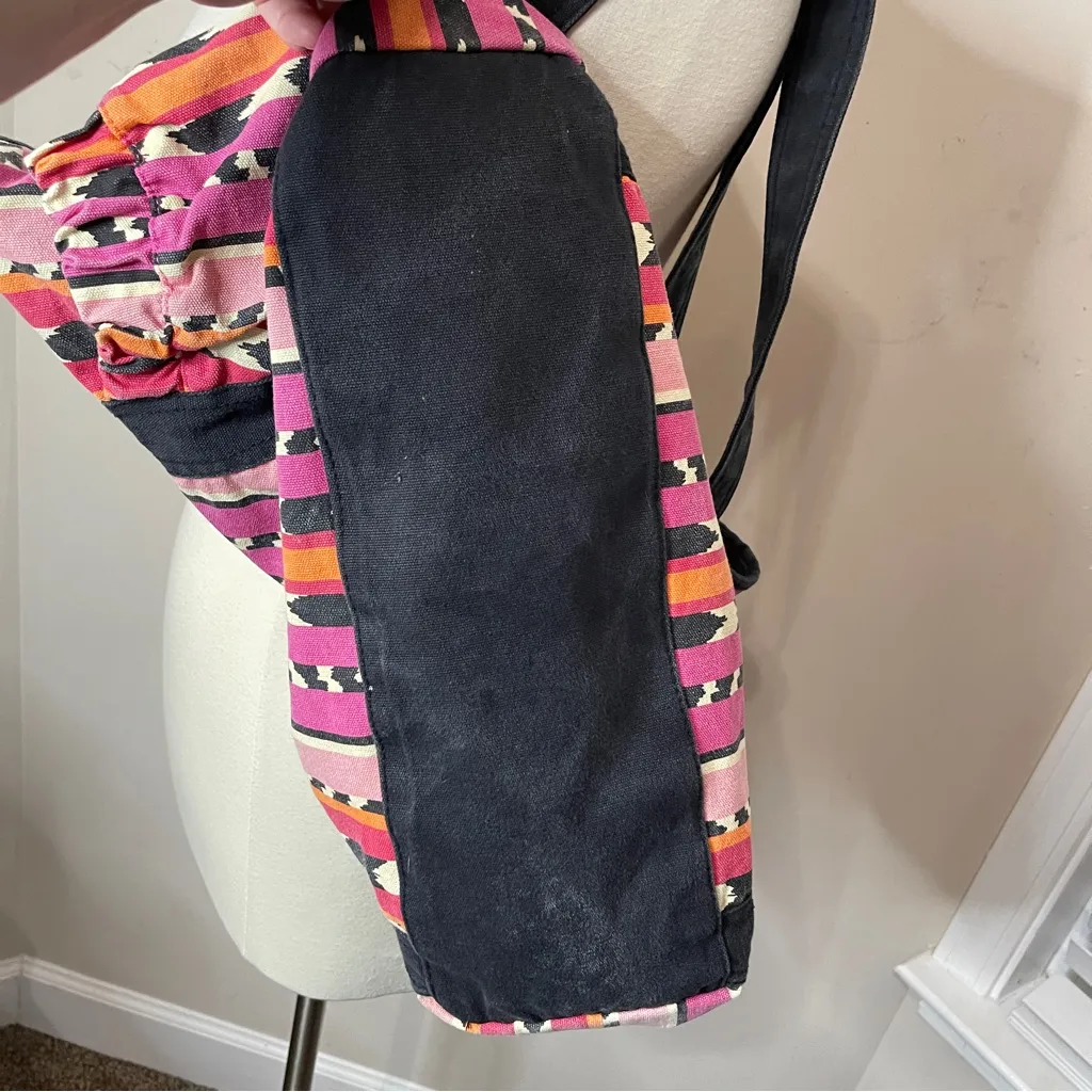 JOE BOXER Colorful Boho Print Canvas Double Handle Tote Bag - Image 4