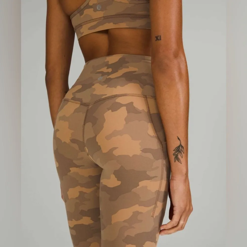 Lululemon Align High Rise Pants With Pockets Heritage 365 Camo Beige Multi *NULU - Image 5
