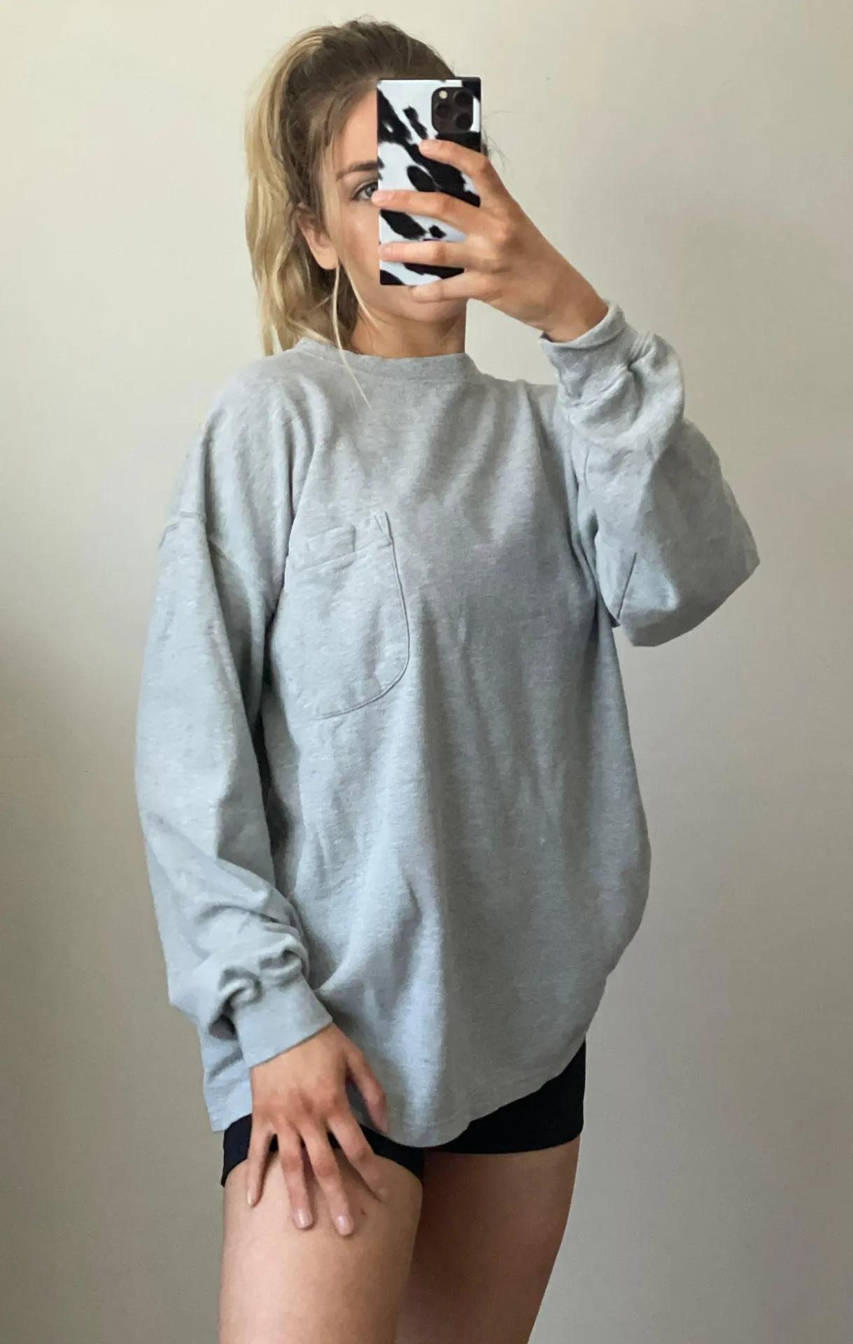 Brooks Brothers Gray Henley Long Sleeve Tee - Image 4