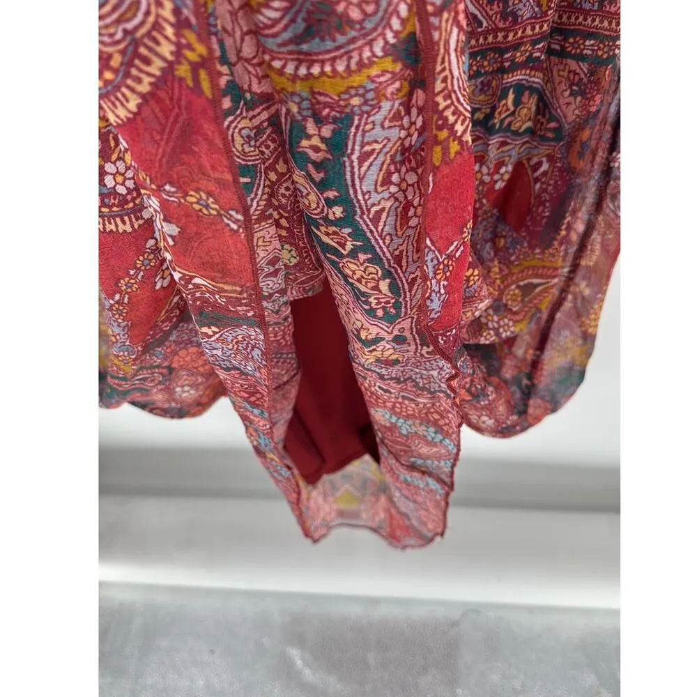 Soft Surroundings Niran Maxi Dress Size L Bohemian western earthy summer - Image 7