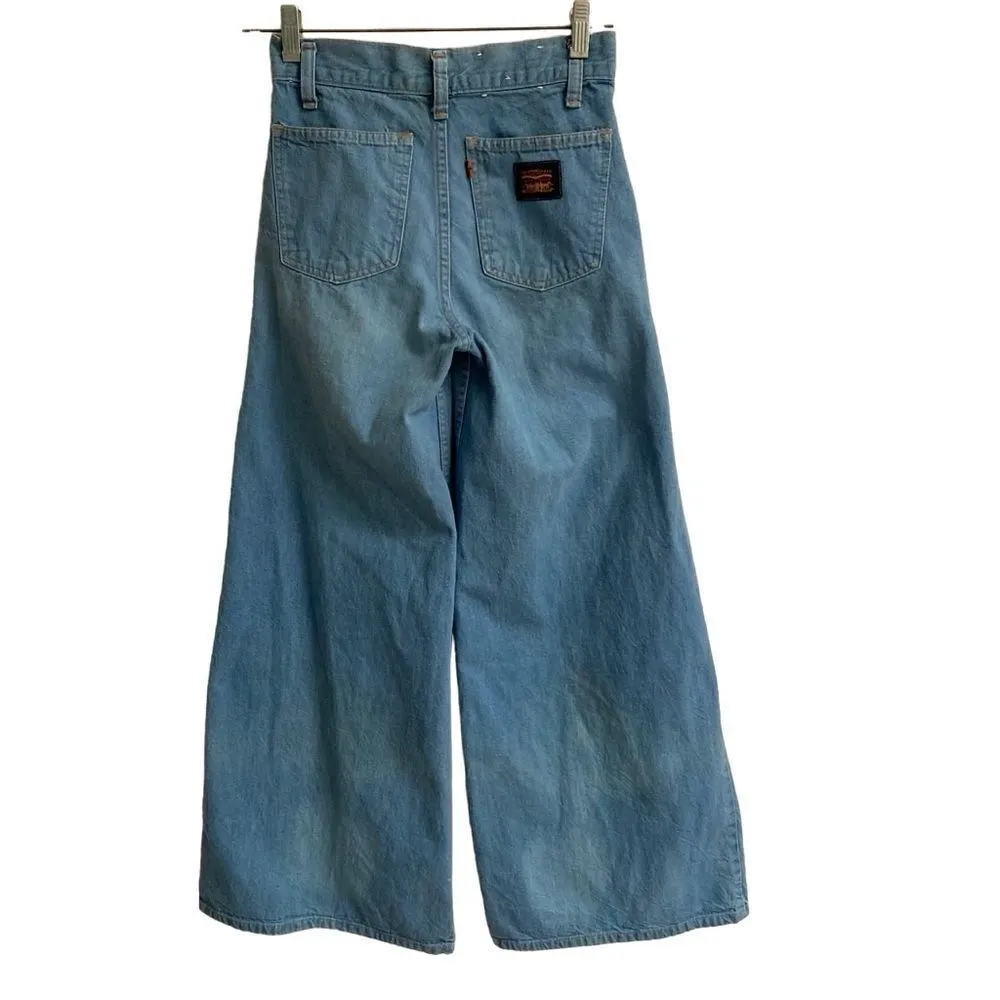 Vintage 60s-70s 781 Orange Tab Wide leg Hippie Flare Levi’s jeans Rare style 25 - Image 2