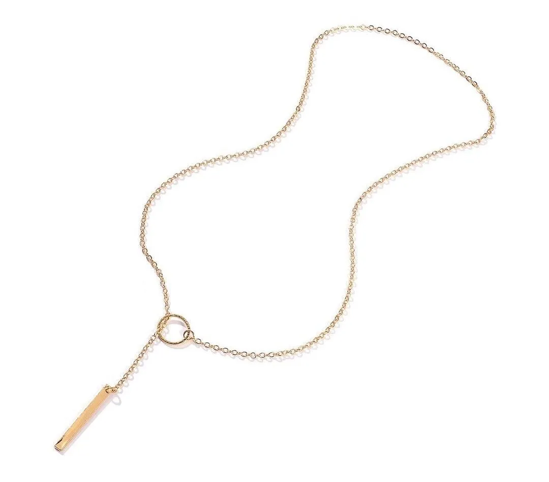 Boutique Gold Circle necklace - Image 2