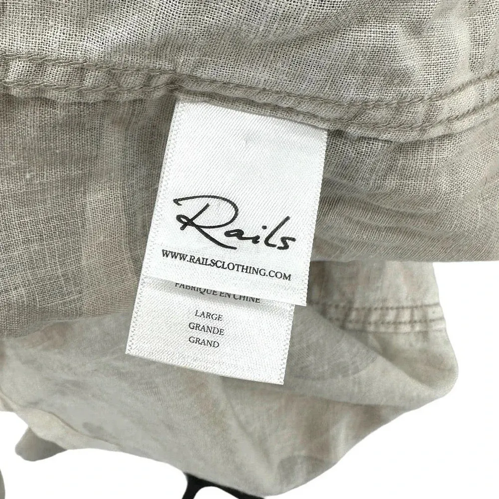 Rails Everett Button Down Shirt Desert Camo‎ Print Size Large - Image 10