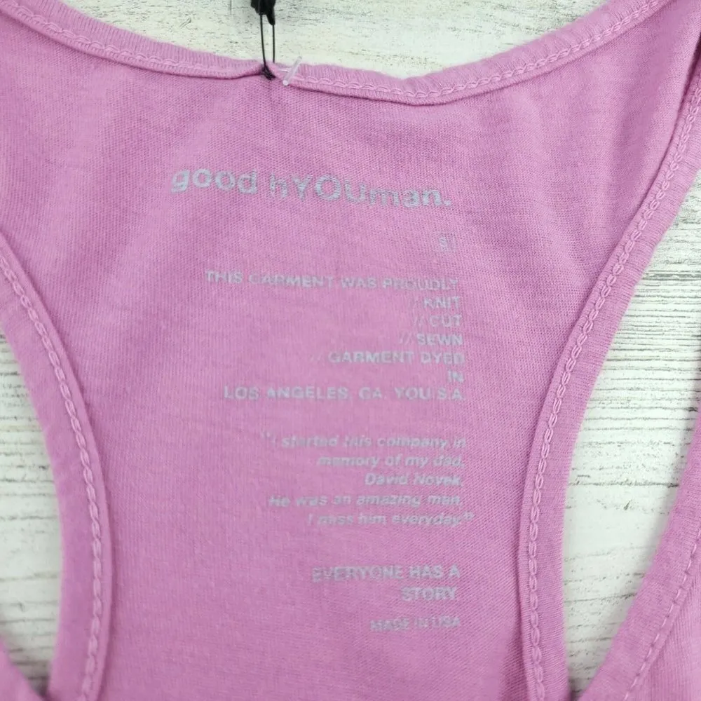 GOOD HYOUMAN Gray Yoga Tank Racerback Top Size S NWT - Image 4