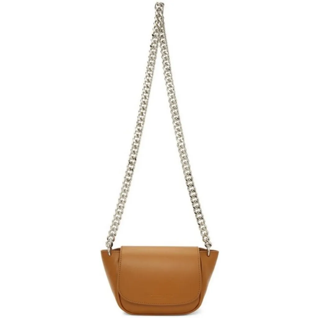 💕SIMON MILLER💕 Mini Bend Leather Saddle Bag ~ Brown NWOT - Image 2