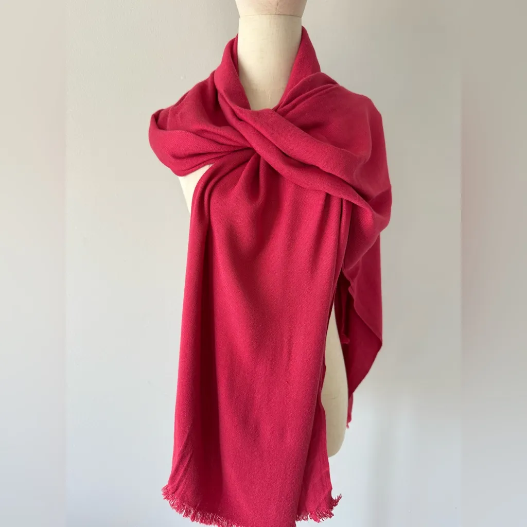 Nordstrom rack berry color scarf shawl - Image 14
