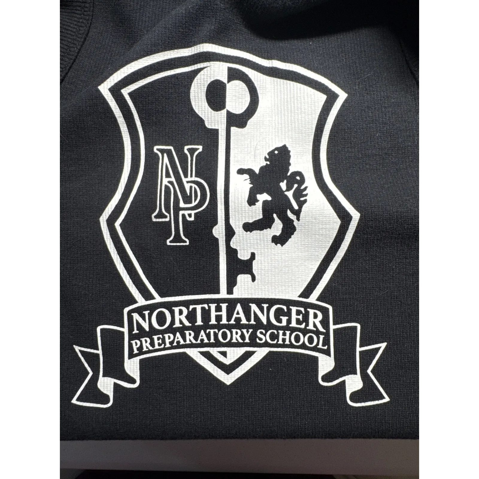 Beetlejuice Northanger Prep School Tank Top Ribbed‎ Graphic Black MD/M Size M - Image 3