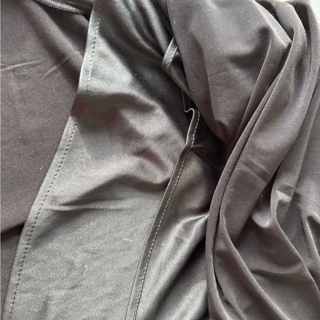 Ieena for Mac Duggal Beaded Collar Long Sleeve Jersey Gown Black Tie Gala sz 6 - Image 14