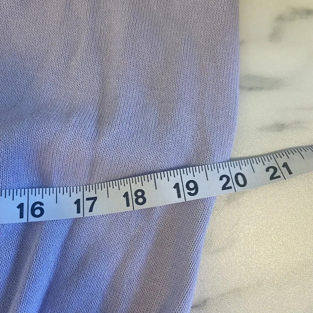 Anthropologie‎ Rambuteau Wrap Sweater XS Lavender Tie Neck Coquette Preppy Boho - Image 8