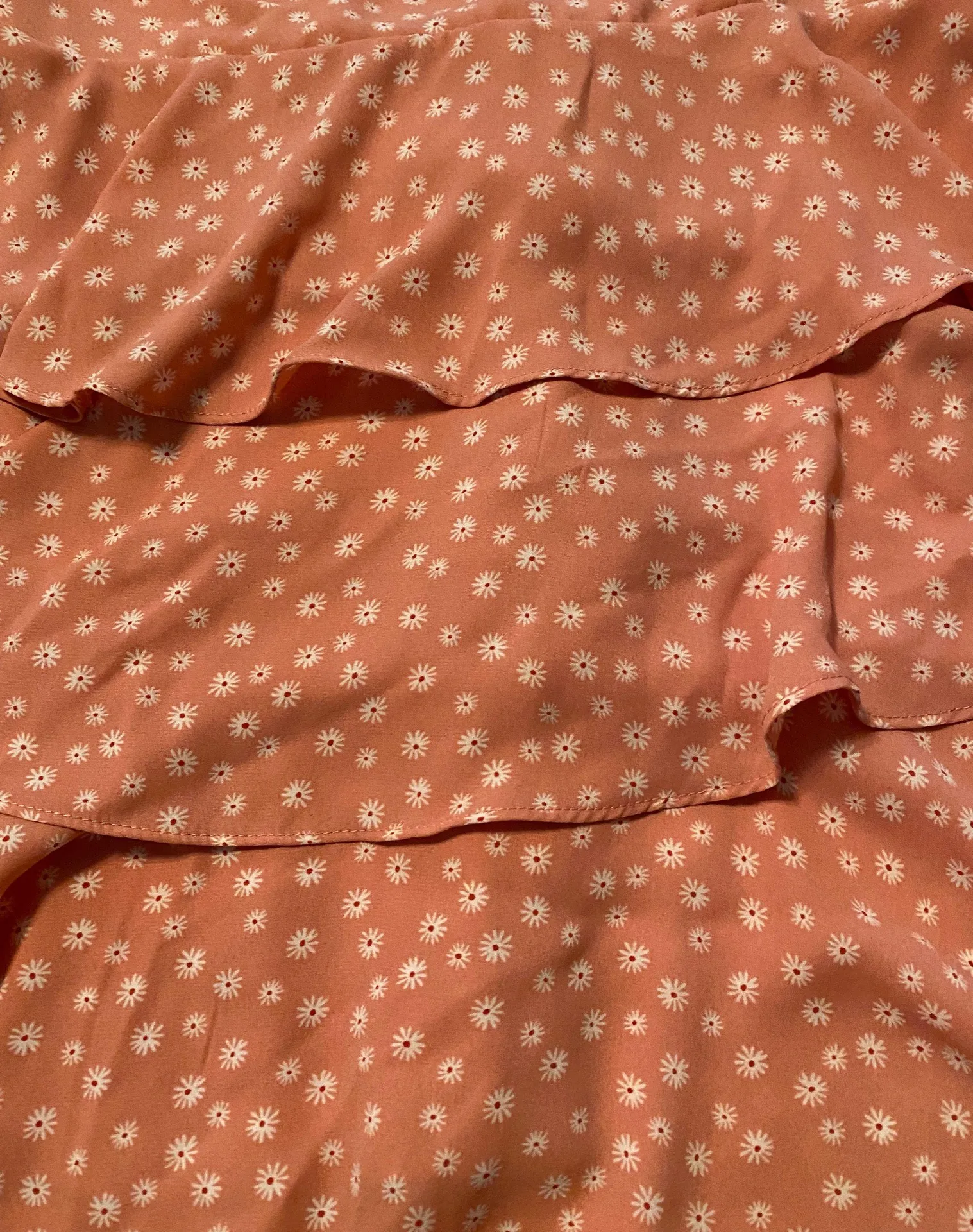 Forever 21 Pink Floral Tiered Ruffle dress - Image 3