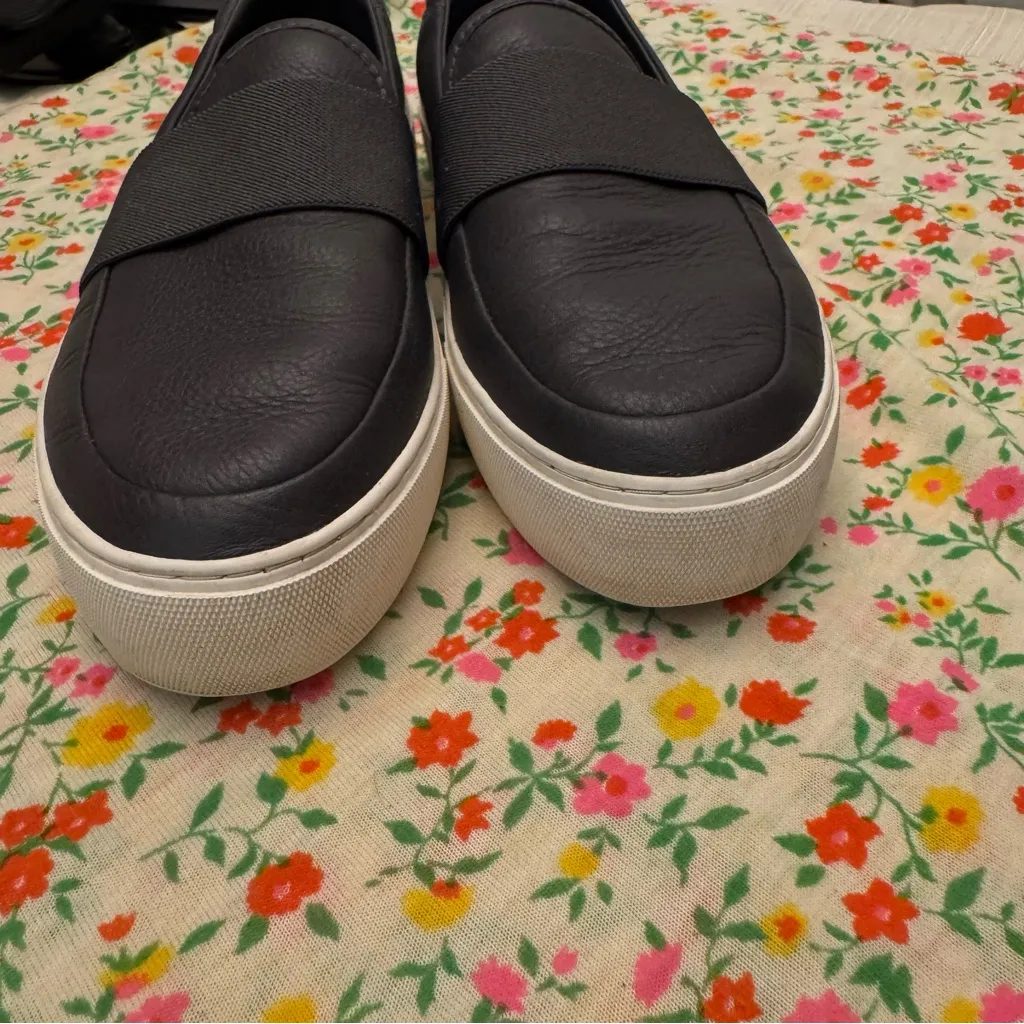 UGG Black Leather Flats - Image 2