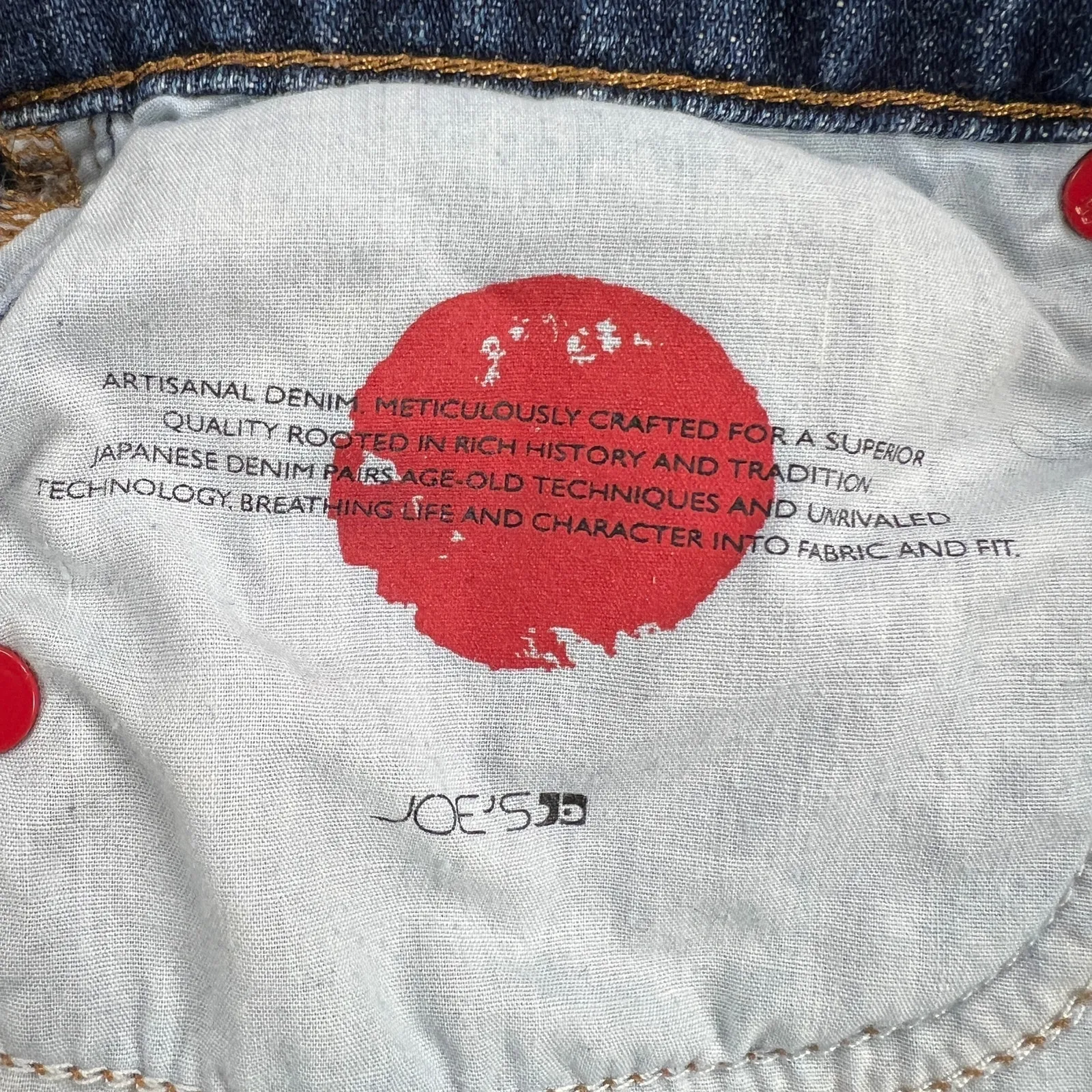 Joe's Jeans The Billie Boyfriend Slim Crop Japanese Denim Distressed Size 25 - Image 9