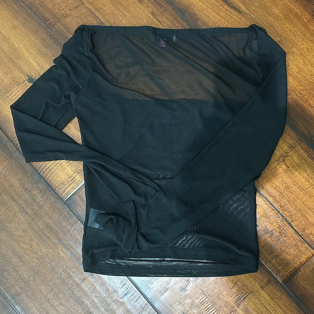 Edikted Mesh Black Long Sleeve - Image 3