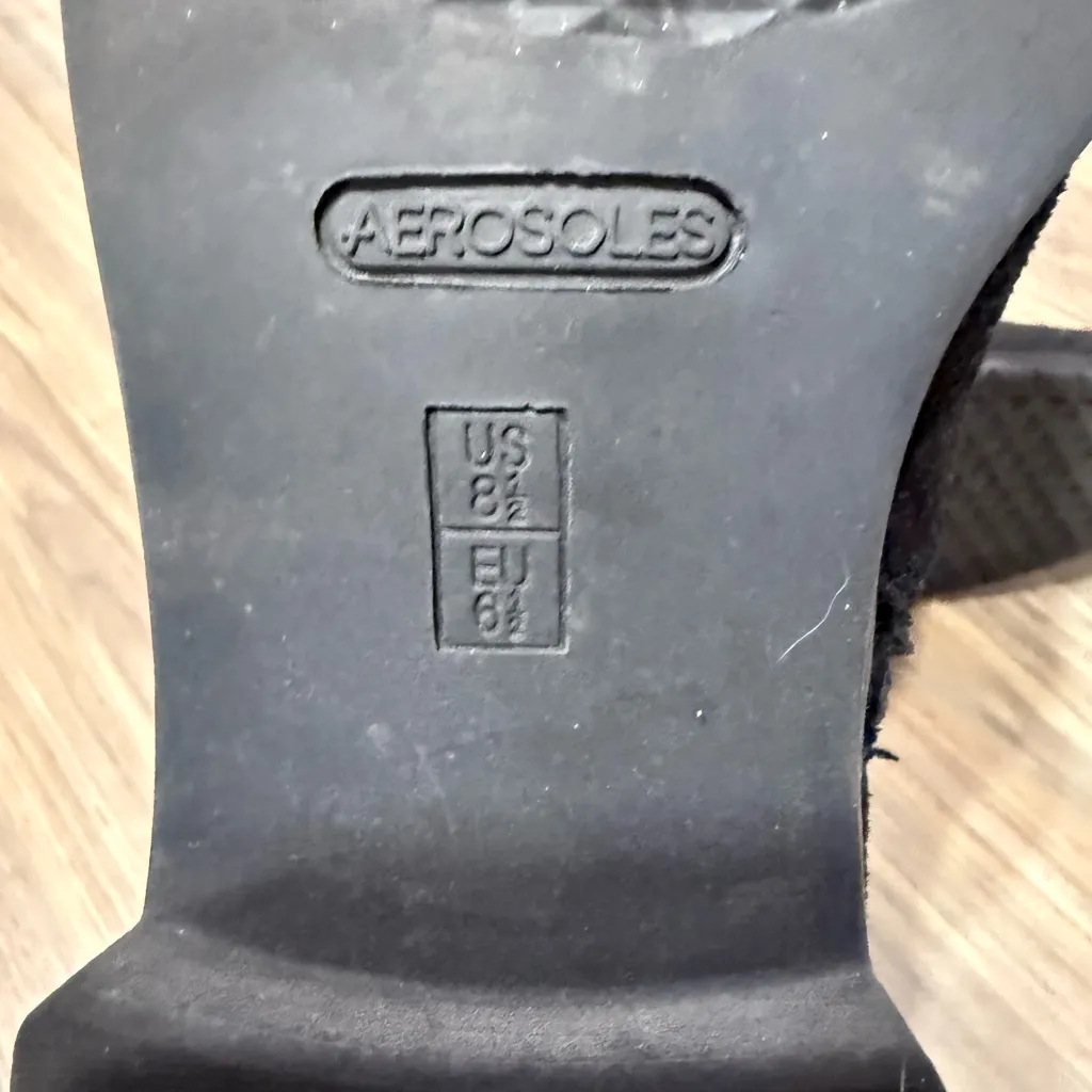 Aerosoles  Sweet Ride black harness ankle boot - Image 9