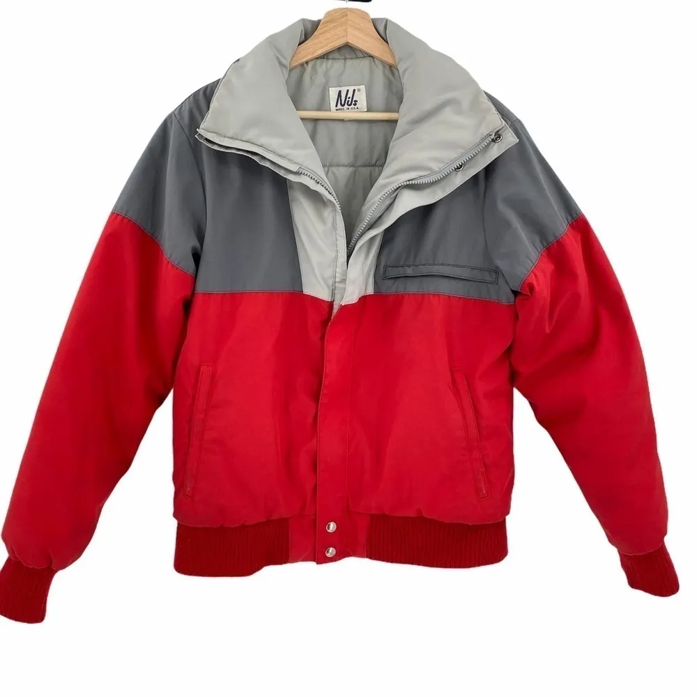 NILS Vintage Snow/Ski Jacket Size M Red Size M - Image 3