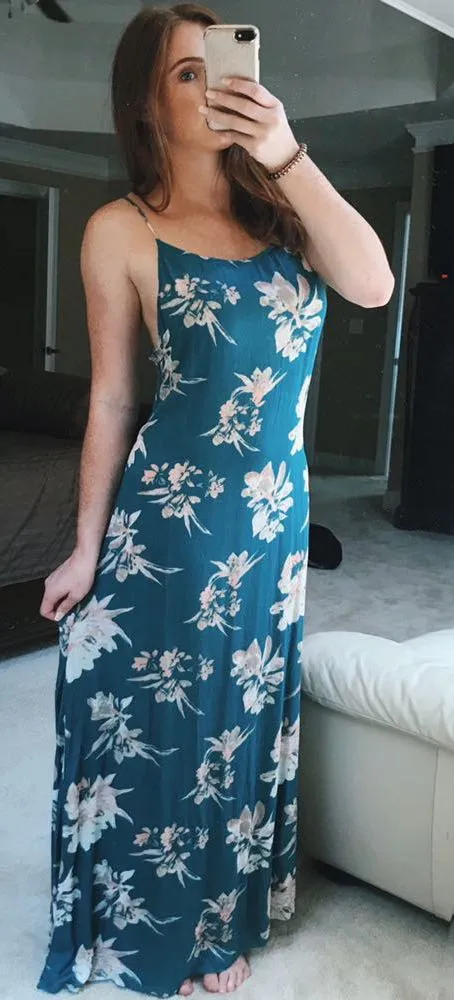 Free People Floral Maxi Dress - Image 4